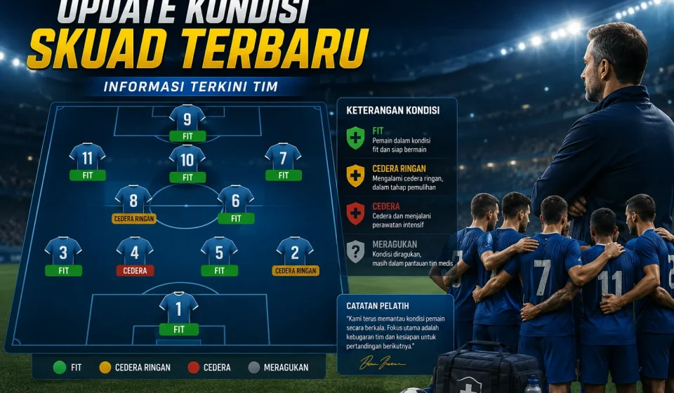 Update Kondisi Skuad Terbaru Dalam Dunia Sepak Bola Modern Update Kondisi Skuad Terbaru