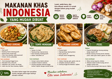 Makanan Khas Indonesia Yang Mudah