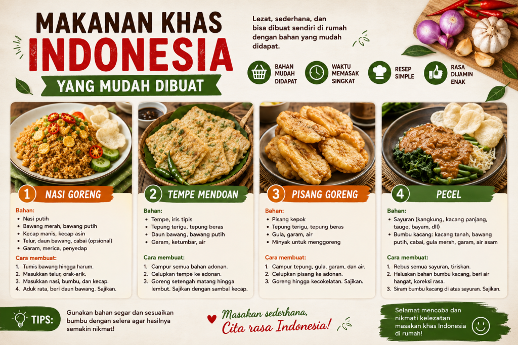 Makanan Khas Indonesia Yang Mudah