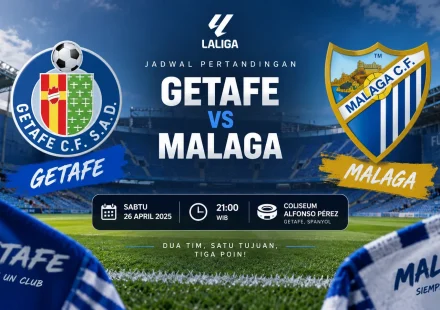 Jadwal Getafe vs Malaga