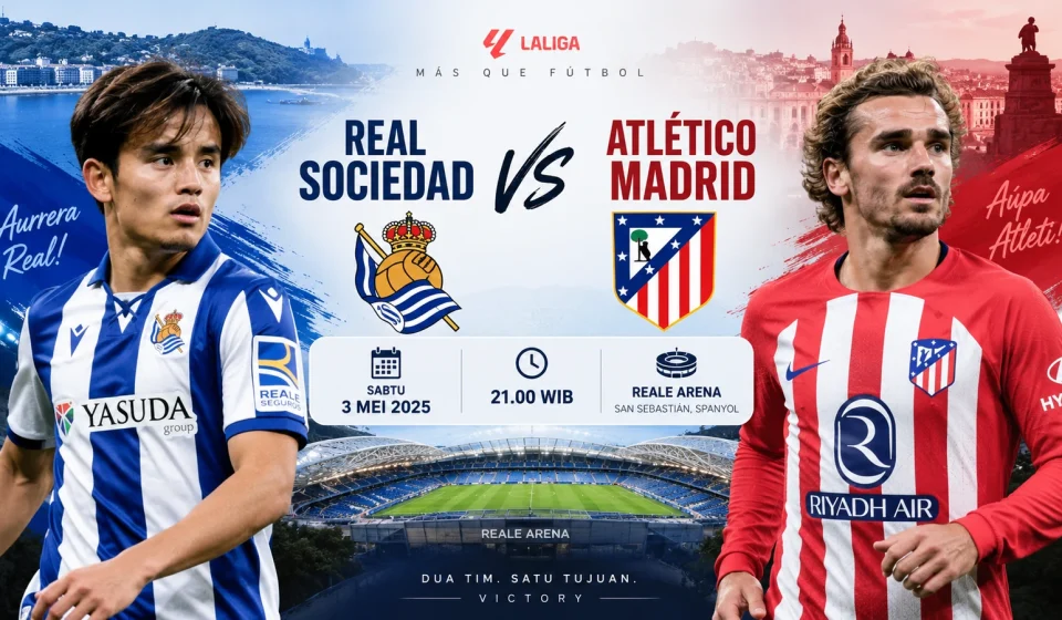 Jadwal Sociedad vs Atletico