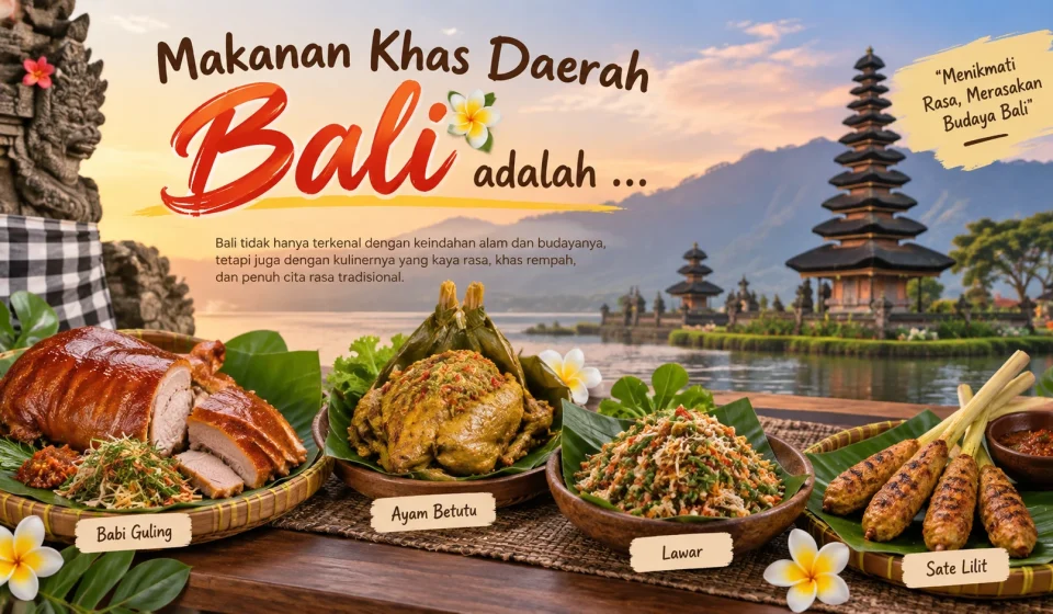 Makanan Khas Daerah Bali Adalah Kuliner Tradisional Rempah Makanan Khas Daerah Bali