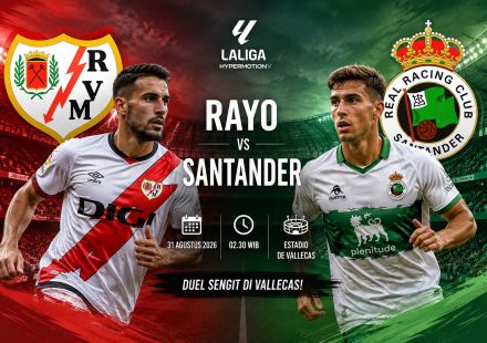 Pertandingan Rayo vs Santander