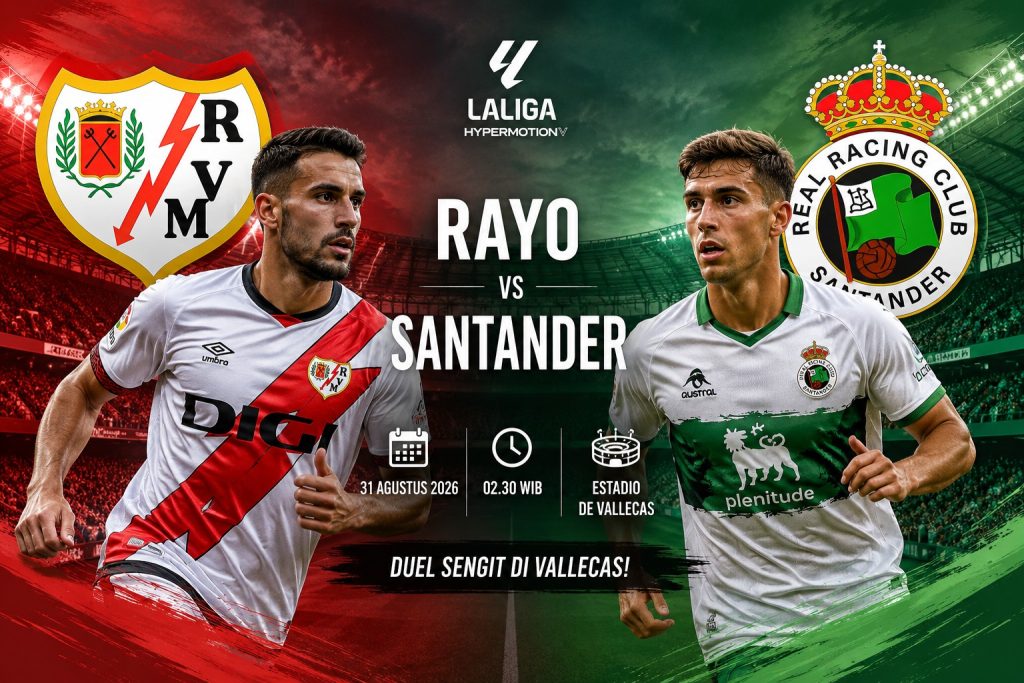 Pertandingan Rayo vs Santander