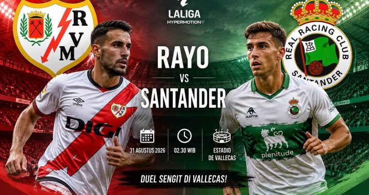 Pertandingan Rayo vs Santander