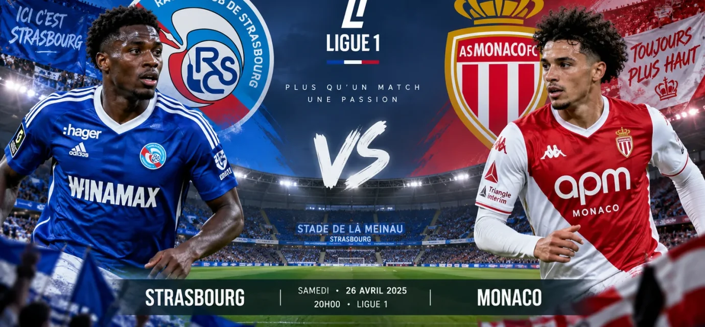 Pertandingan Strasbourg vs Monaco