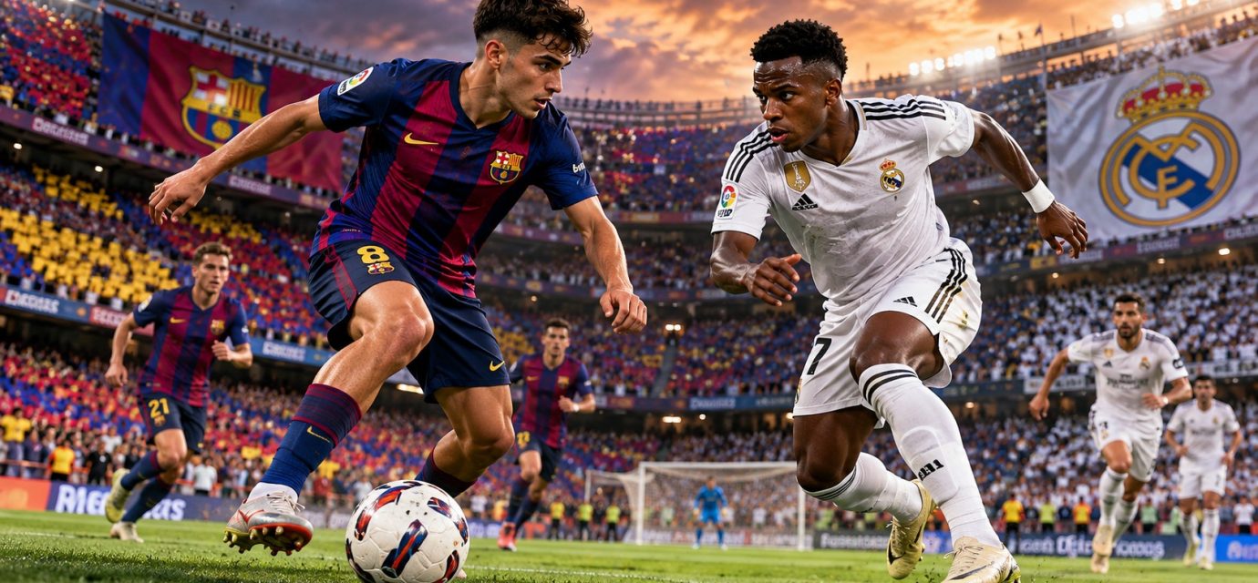Pertandingan Barcelona vs Madrid