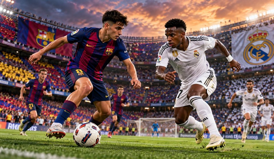 Pertandingan Barcelona vs Madrid