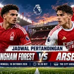 Jadwal Nottingham vs Arsenal
