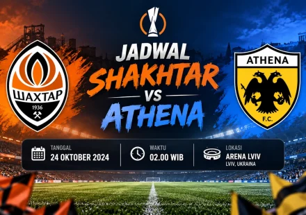 Jadwal Shakhtar vs Athena