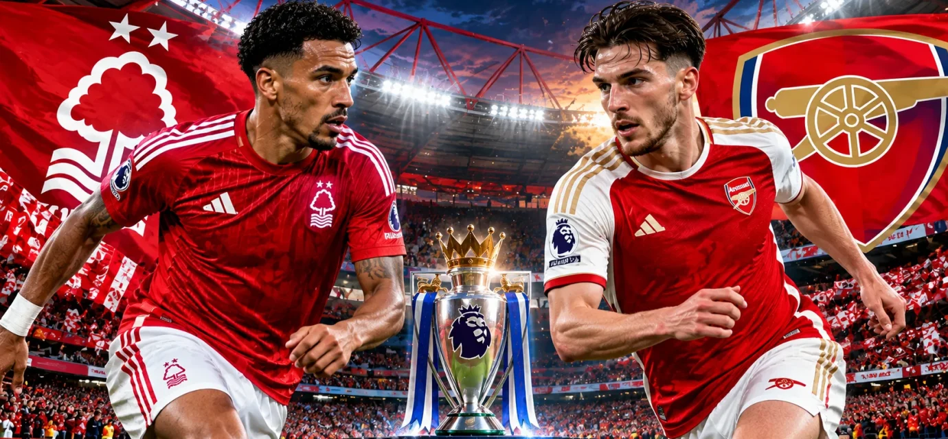 Pertandingan Nottingham vs Arsenal