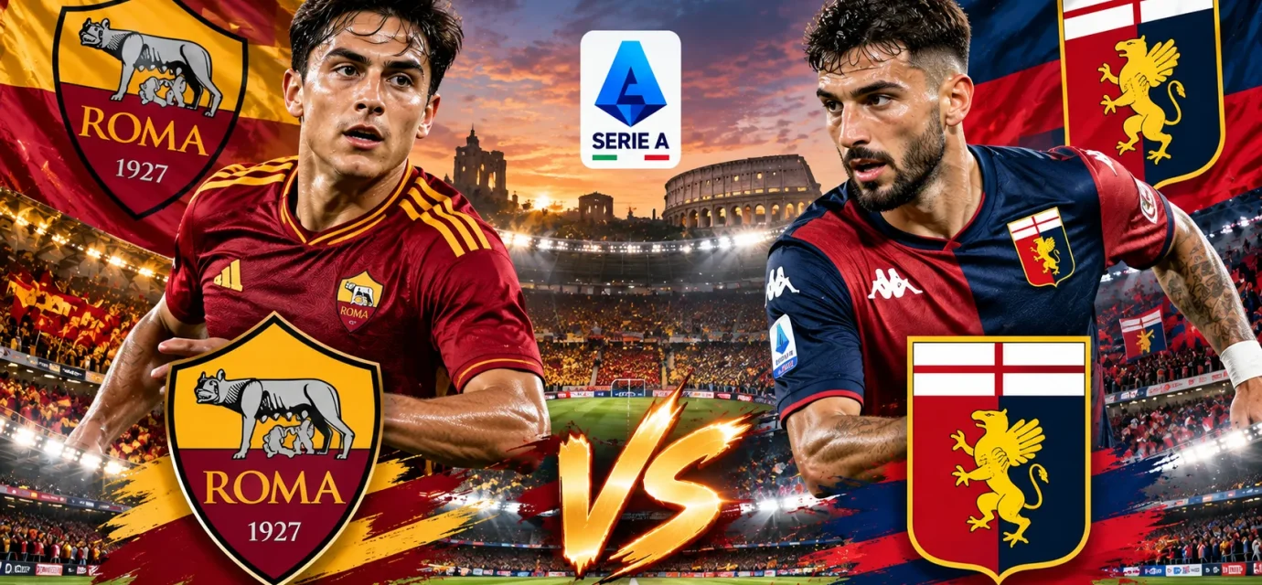 Pertandingan Roma vs Genoa