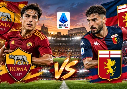 Pertandingan Roma vs Genoa